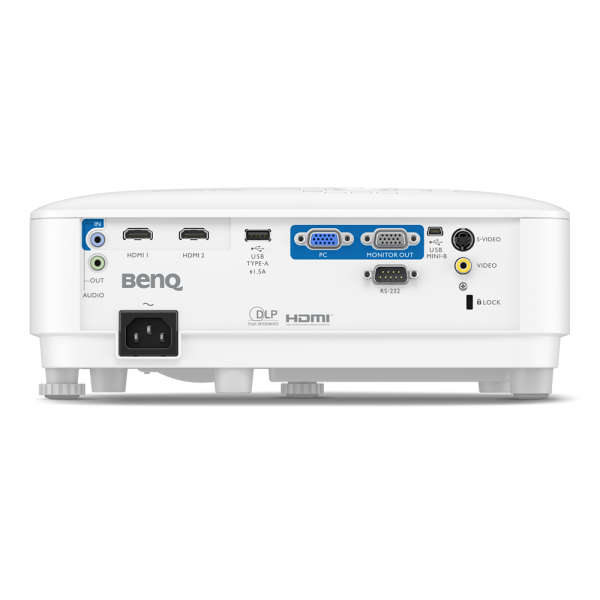 BENQ MW560 VIDEOPROIETTORE A RAGGIO STANDARD 4000 ANSI LUMEN DLP WXGA HD COMPATIBILITA 3D USB VGA HDMI VIDEO COMPOSITO MHL ALTOPARLANTI INCORPORATI BIANCO - Disponibile in 3-4 giorni lavorativi