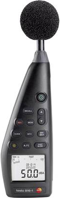 Testo 816-1 - Digital - A-Gewichtung - C-Gewichtung - Schnell - langsam - 30 - 130 dB - 1,4 dB - 0,1 dB (0563 8170) - Disponibile in 6-7 giorni lavorativi