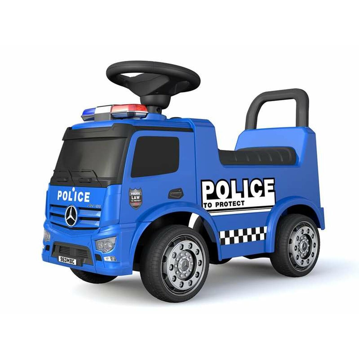 Cavalcabili Injusa Mercedes Police Azzurro 28.5 x 45 cm - Disponibile in 3-4 giorni lavorativi