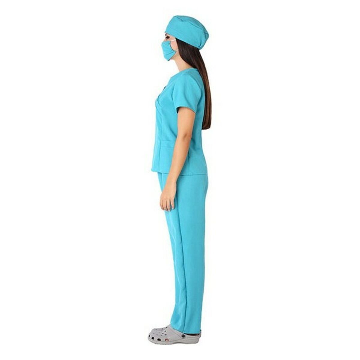 Costume per Adulti 115538 Azzurro (4 Pezzi) Taglia:XL - Disponibile in 3-4 giorni lavorativi