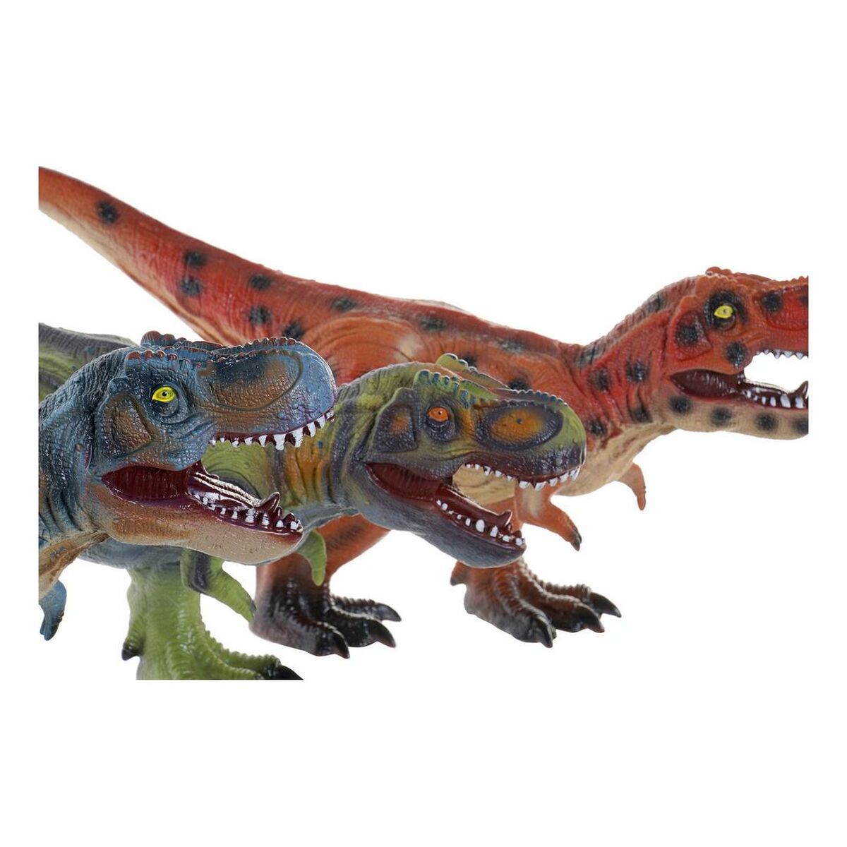 Dinosauro DKD Home Decor 3 Unità 12 Unità 60 x 17 x 28 cm Morbido - Disponibile in 3-4 giorni lavorativi
