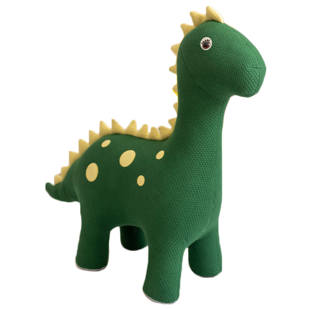 Peluche Crochetts AMIGURUMIS MAXI Verde Dinosauro 78 x 103 x 29 cm - Disponibile in 3-4 giorni lavorativi