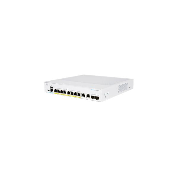 Cisco CBS350-8FP-2G-EU switch di rete Gestito L2/L3 Gigabit Ethernet (10/100/1000) Argento - Disponibile in 6-7 giorni lavorativi