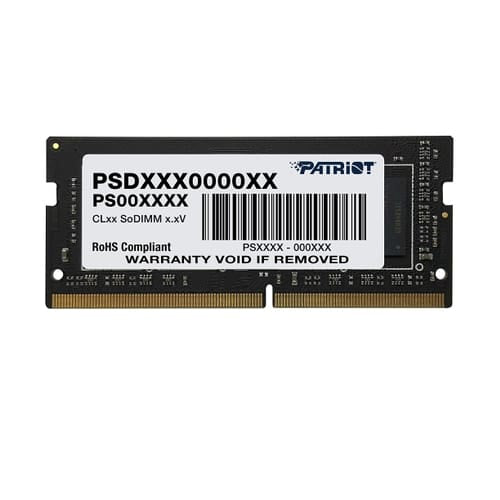 PATRIOT SIGNATURE PSD48G320081S MEMORIA RAM 8GB 3.200MHz TIPOLOGIA SO-DIMM TECNOLOGIA DDR4 - Disponibile in 3-4 giorni lavorativi