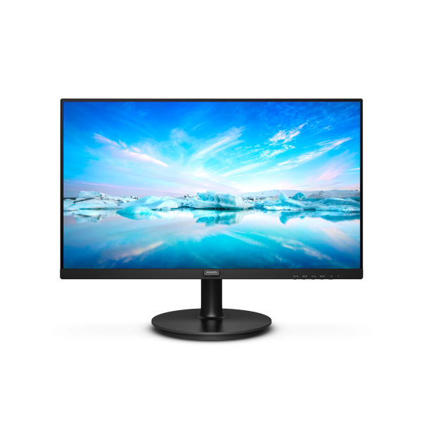 Monitor Gaming PHILIPS 271V8L Monitor 27'' LED VA Full HD, 1920 x 1080, Gaming Adaptive Sync, 75 Hz, HDMI, VGA, attacco VESA, Nero - Disponibile in 3-4 giorni lavorativi
