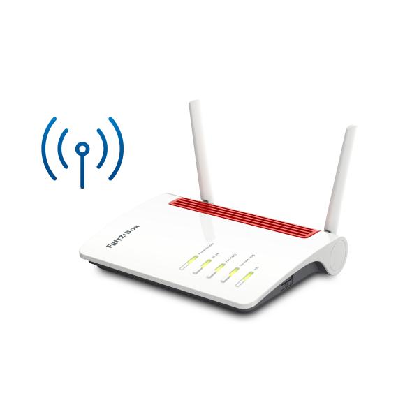AVM FRITZ! ROUTER FRITZ!BOX 6850 LTE INTERNATIONAL 4 PORTE LAN GIGABIT RJ-45,1XUSB 3.0, 1 PORTA TE LEFONICA ANALOGICA, 1 SLOT SIM - Disponibile in 3-4 giorni lavorativi Avm Fritz!