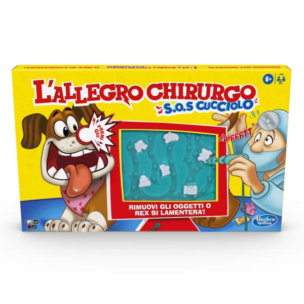 Gioco da tavolo HASBRO L'ALLEGRO CHIRURGO S.O.S. CUCCIOLO - Disponibile in 2/3 giorni lavorativi