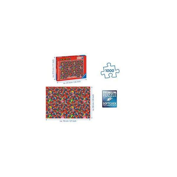 RAVENSBURGER Super Mario ChallengePuzzle 1000 pezzi - Disponibile in 2/3 giorni lavorativi