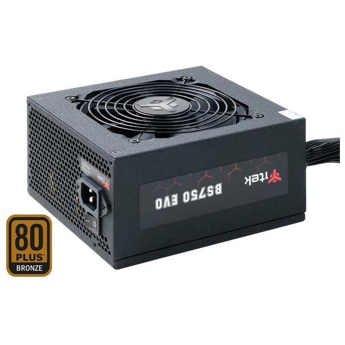 ITek BS750 Alimentatore per Computer 750W 24-pin Atx Atx Nero - Disponibile in 3-4 giorni lavorativi