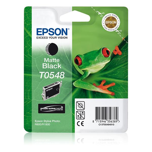 EPSON T0548 CARTUCCIA INKJET NERO OPACO PER STYLUS PHOTO R1800 STYLUS PHOTO R800 - Disponibile in 3-4 giorni lavorativi Epson