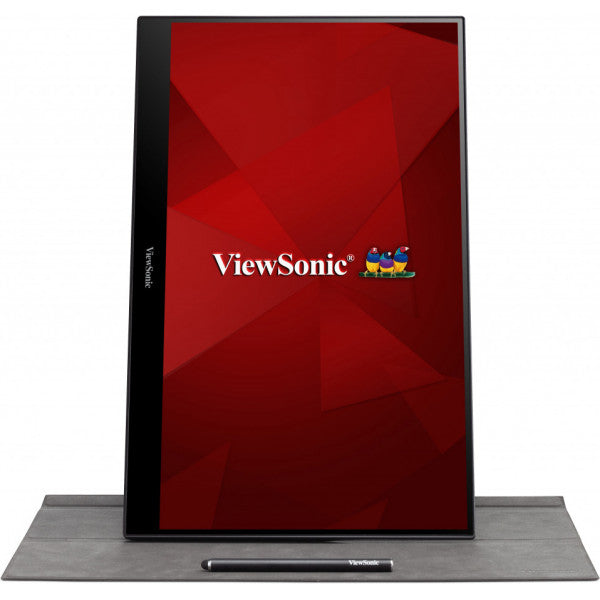 Viewsonic TD1655 monitor touch screen 39,6 cm (15.6") 1920 x 1080 Pixel Multi-touch Multi utente Nero, Argento - Disponibile in 6-7 giorni lavorativi