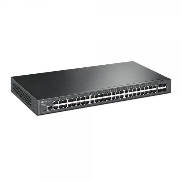 TP-LINK TL-SG3452 switch di rete Gestito L2 Gigabit Ethernet (10/100/1000) Nero - Disponibile in 6-7 giorni lavorativi