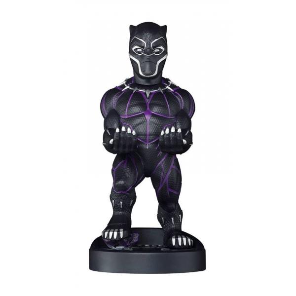 MARVEL: AVENGERS ENDGAME - BLACK PANTHER CABLE GUY (porta smartphone/controller + cavo USB 2 metri separato) - Disponibile in 2/3 giorni lavorativi