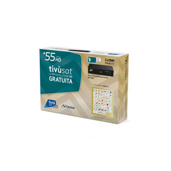 Strong SRT7807 Decoder Satellitare Tivusat HD con avo HDMI - Disponibile in 3-4 giorni lavorativi