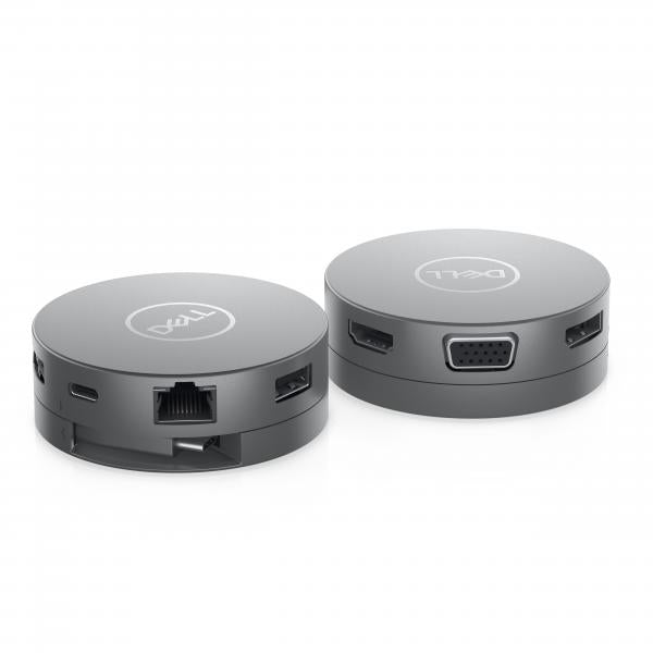 Dell Mobile Adapter DA310 - Docking station - USB-C - VGA, DP, HDMI, USB-C - 1GbE - con 3 anni di Garanzia Hardware di Base - Disponibile in 3-4 giorni lavorativi