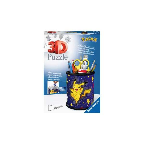 Puzzle 3D 54 pezzi portamatite - Pokémon - Disponibile in 3-4 giorni lavorativi