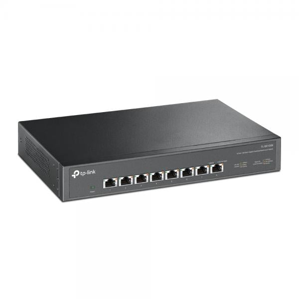 TP-LINK TL-SX1008 switch di rete Non gestito 10G Ethernet (100/1000/10000) Nero - Disponibile in 6-7 giorni lavorativi
