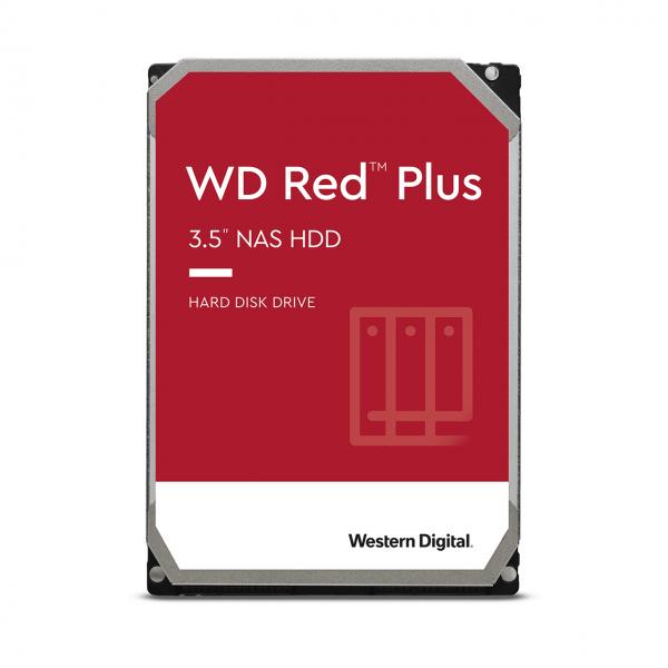 HD WD SATA3 10TB 3.5" RED PLUS INTELLIPOWER 256mb cache 24x7 - NAS HARD DRIVE - WD101EFBX - Disponibile in 3-4 giorni lavorativi