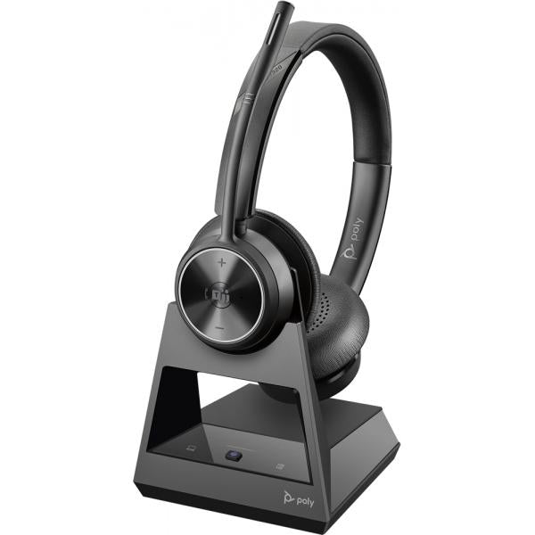 POLY SAVI 7300 Auricolare Wireless Portatile Ufficio Nero - Disponibile in 6-7 giorni lavorativi