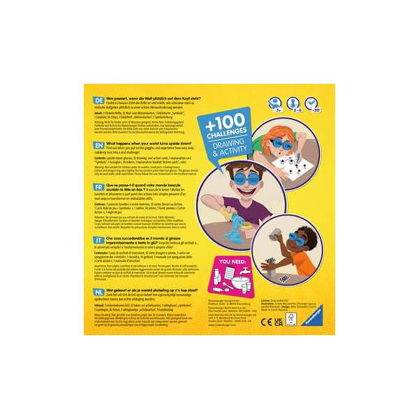 Gioco da tavolo RAVENSBURGER The Upside Down Challenge - Disponibile in 2/3 giorni lavorativi