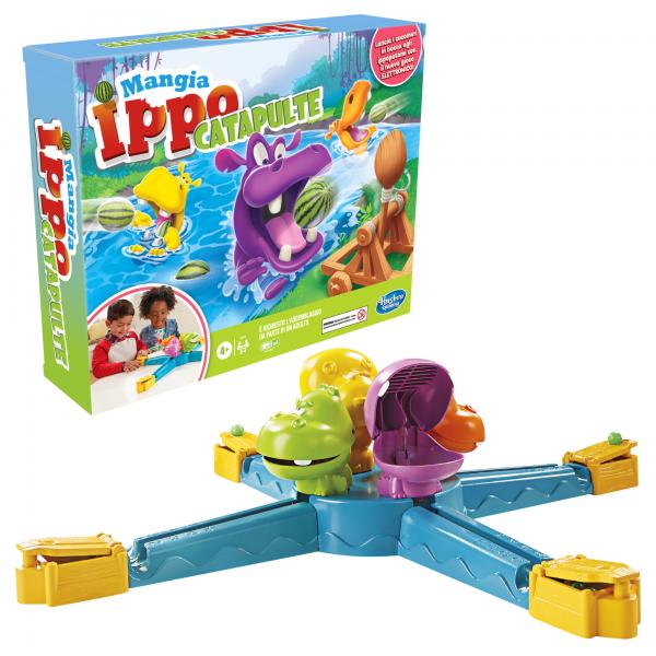 Gioco da tavolo HASBRO MANGIA IPPO CATAPULTE - Disponibile in 2/3 giorni lavorativi