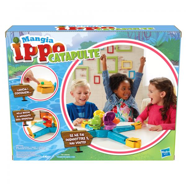 Gioco da tavolo HASBRO MANGIA IPPO CATAPULTE - Disponibile in 2/3 giorni lavorativi