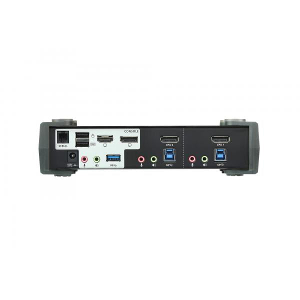 Aten Switch 4K DisplayPort MST KVMP USB 3.0 a 2 porte (cavi inclusi) - Disponibile in 6-7 giorni lavorativi