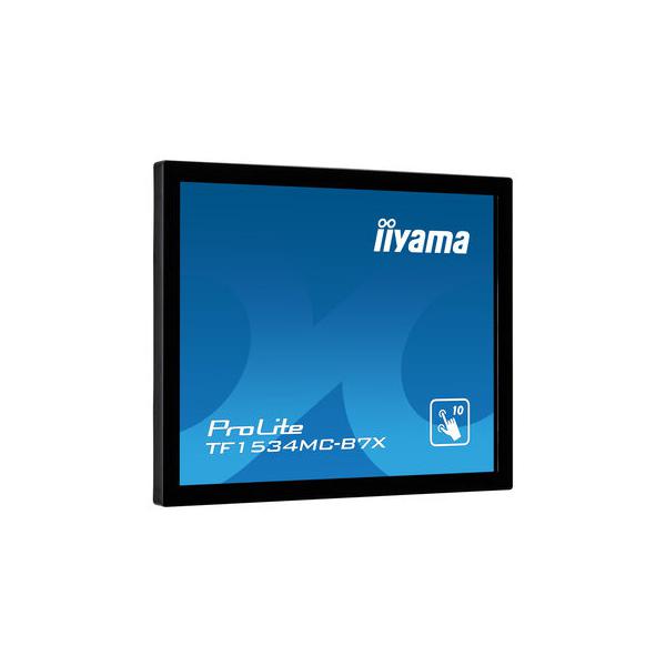 iiyama ProLite TF1534MC-B7X monitor touch screen 38,1 cm (15") 1024 x 768 Pixel Multi-touch Multi utente Nero - Disponibile in 6-7 giorni lavorativi