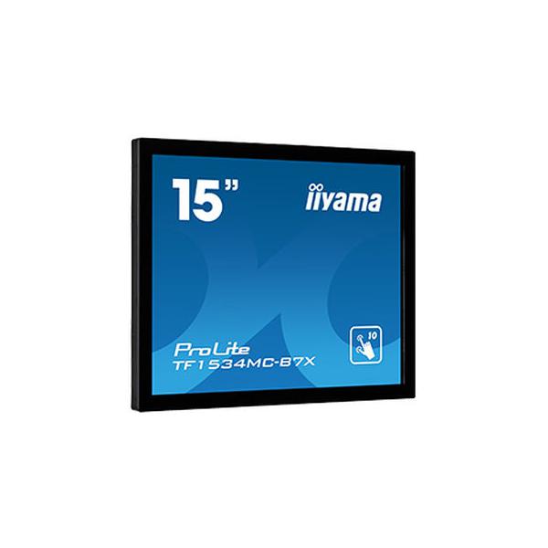 iiyama ProLite TF1534MC-B7X monitor touch screen 38,1 cm (15") 1024 x 768 Pixel Multi-touch Multi utente Nero - Disponibile in 6-7 giorni lavorativi