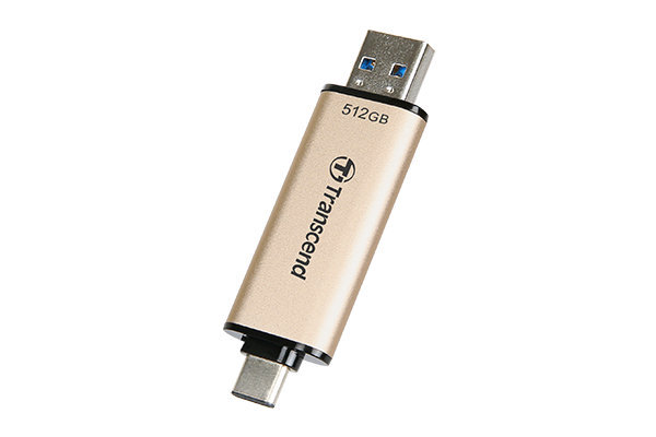 TRANSCEND PEN DISK 512GB, USB3.2, Pen Drive, TLC, High Speed, Type-C - Disponibile in 3-4 giorni lavorativi Transcend