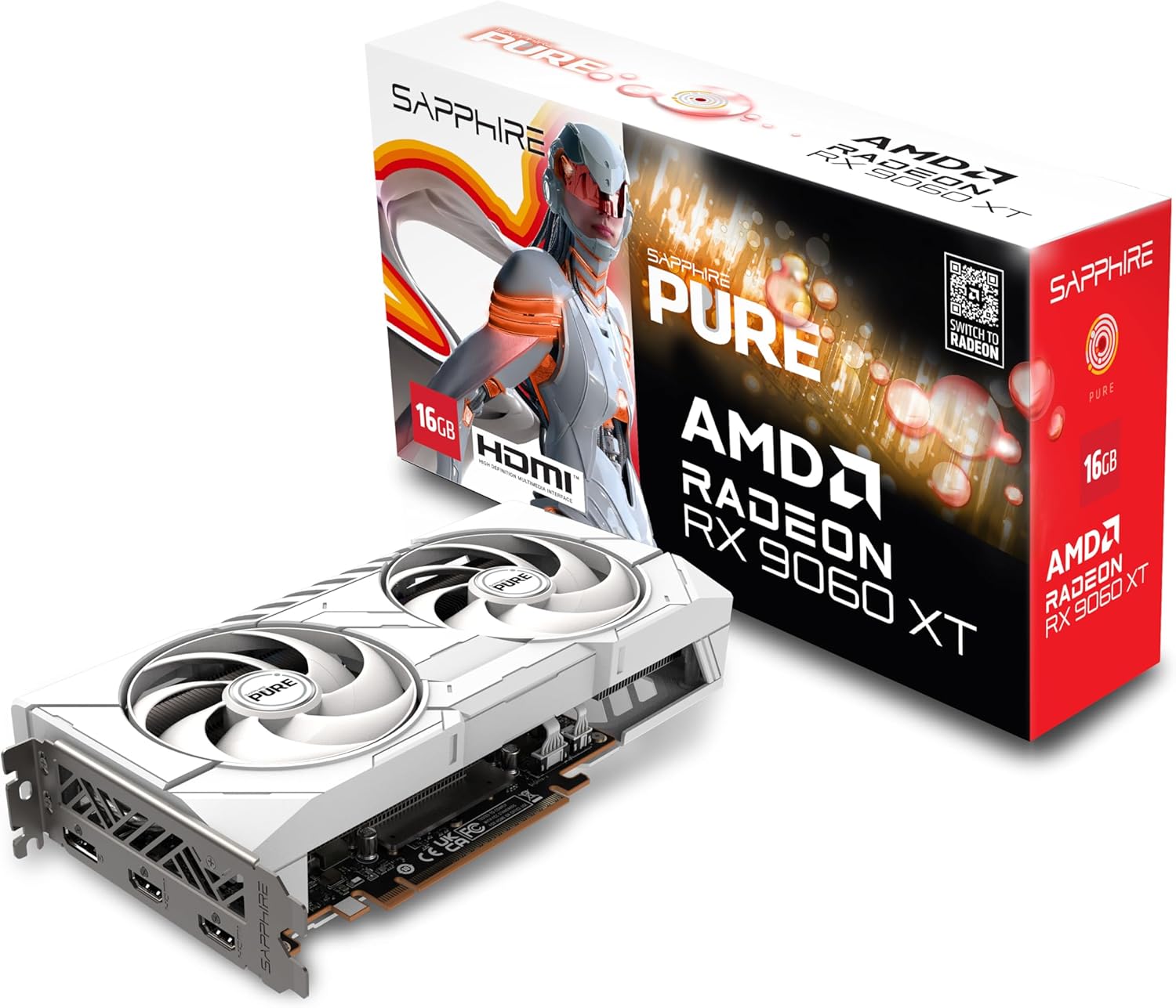 Scheda video GPU Sapphire Pure RX 9060 XT - Radeon RX 9060 XT - Consegna gratuita in circa 7 giorni lavorativi