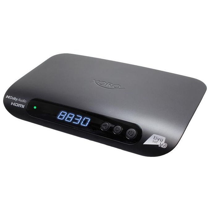 Xoro Ricevitore Satellitare HRS 8830 Tivu Sat Hd con Smartcard Hd Inclusa e Telecomando - Disponibile in 3-4 giorni lavorativi