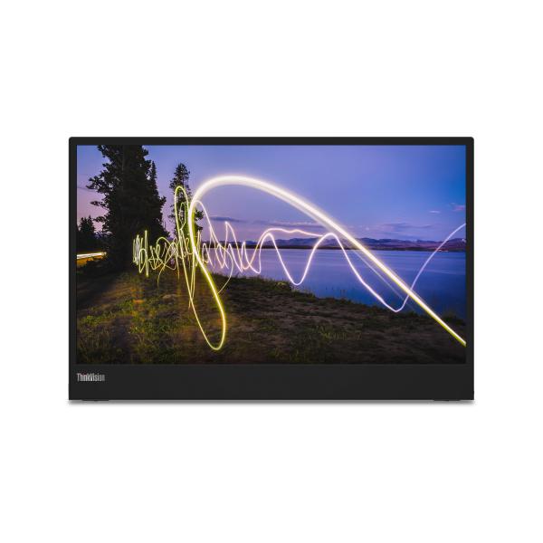 Lenovo ThinkVision M15 39,6 cm (15.6") 1920 x 1080 Pixel Full HD LED Nero - Disponibile in 6-7 giorni lavorativi