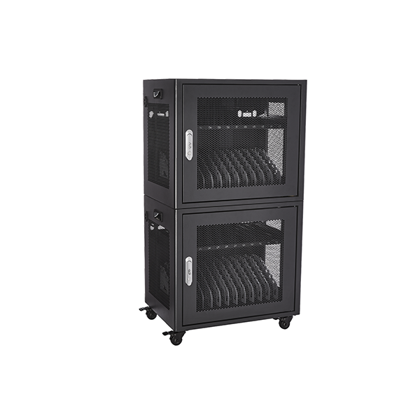 V7 CHGSTA12AC-1E portable device management cart& cabinet Carrello per la gestione dei dispositivi portatili Nero - Disponibile in 6-7 giorni lavorativi