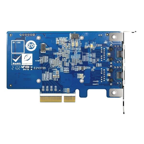 QNAP QXG-10G2T-X710 scheda di rete e adattatore Interno Ethernet 1000 Mbit/s - Disponibile in 6-7 giorni lavorativi
