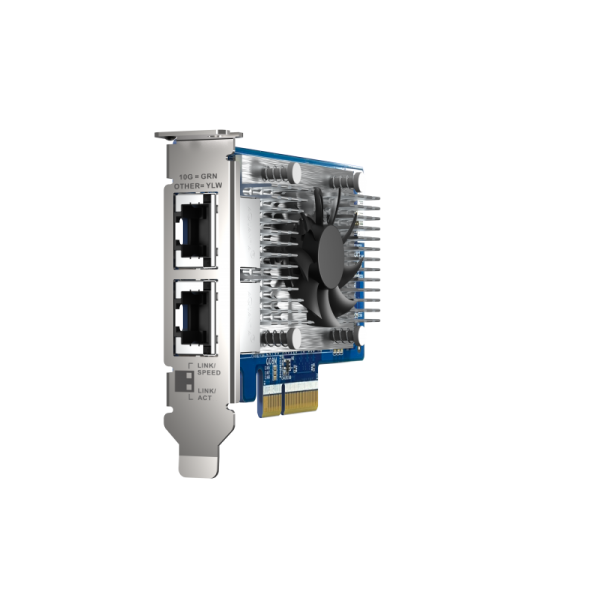 QNAP QXG-10G2T-X710 scheda di rete e adattatore Interno Ethernet 1000 Mbit/s - Disponibile in 6-7 giorni lavorativi