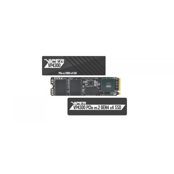 PATRIOT SSD INTERNO VIPER VP4300 2TB M2 PCIE R/W 7400/6800 GEN 4X4 - Disponibile in 3-4 giorni lavorativi
