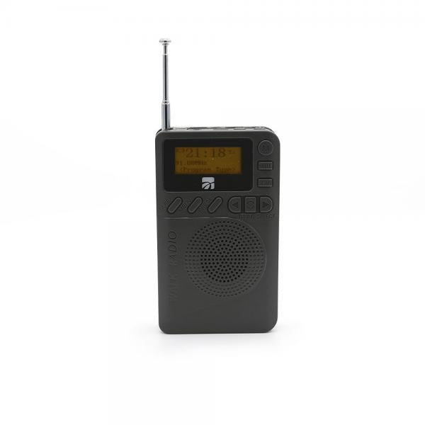Xtreme Mini Radio Db-9 Dab Portatile Analogico e Digitale Nero - Disponibile in 3-4 giorni lavorativi