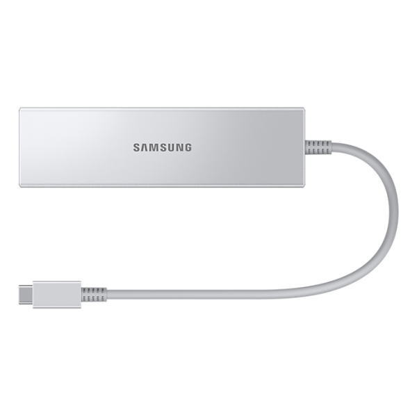 SAMSUNG ADATTATORE SGH MULTIPORTA 5-IN-1 USB 3.0/HDMI/RJ45/TYPE-C SILVER - Disponibile in 3-4 giorni lavorativi