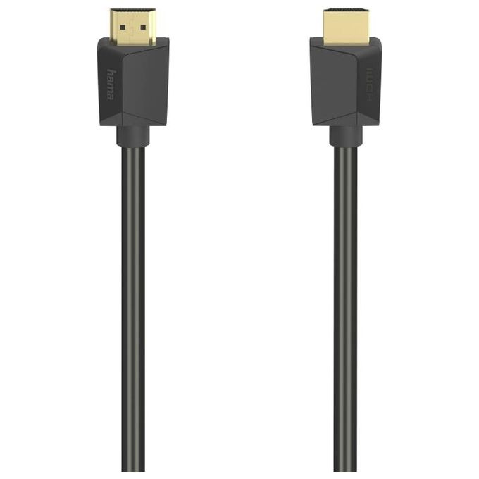 Hama Cavo HDMI R ad Altissima Velocita' Spina-Spina 8K 1mt - Disponibile in 3-4 giorni lavorativi