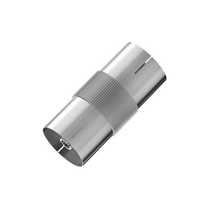 Hama Adattatore Antenna F-Antenna F Corpo in Metallo - Disponibile in 3-4 giorni lavorativi