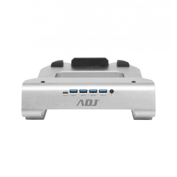 SUPPORTO NOTEBOOK ADJ 11"/17" AXEL SL ALLUMINIO 4 X USB3.0 + RGB MODE - Disponibile in 3-4 giorni lavorativi Adj
