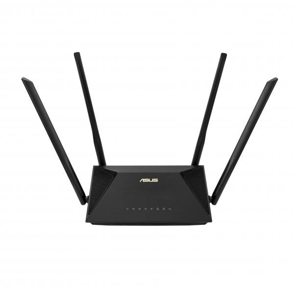ASUS RT-AX53U, Wi-Fi 6 (802.11ax), Dual-band (2.4 GHz/5 GHz), Collegamento ethernet LAN, 3G, Nero, Router da tavolo - Disponibile in 3-4 giorni lavorativi