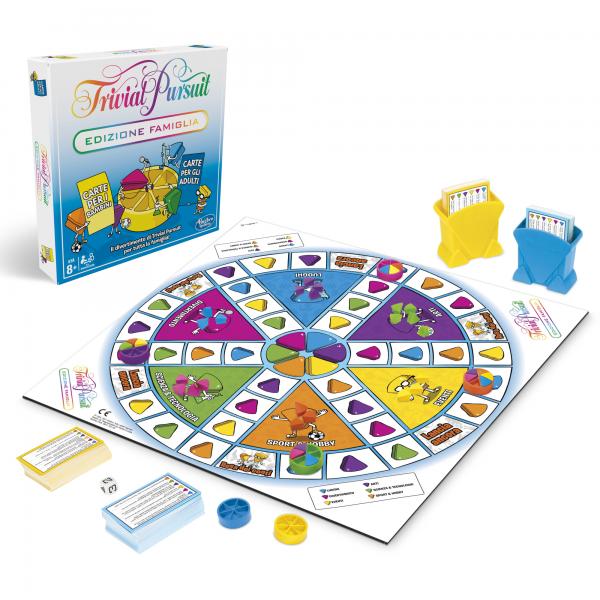 Gioco da tavolo HASBRO TRIVIAL PURSUIT EDIZIONE FAMIGLIA - Disponibile in 2/3 giorni lavorativi