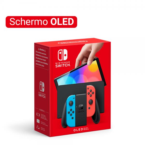Console Nintendo Switch OLED Rosso Neon/Blu Neon - Disponibile in 2/3 giorni lavorativi