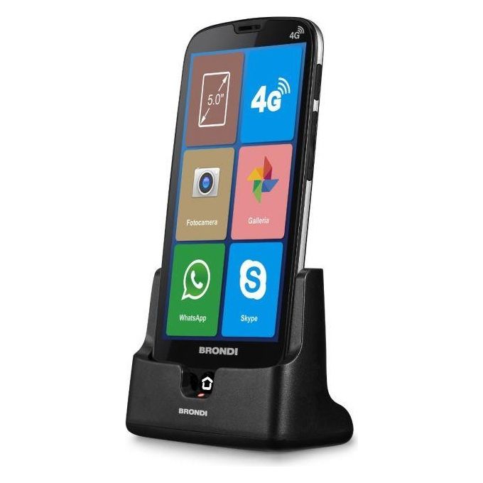 Smartphone nuovo Brondi Amico Smartphone XS 5.0'' 8Gb Dual Sim Nero - Disponibile in 3-4 giorni lavorativi