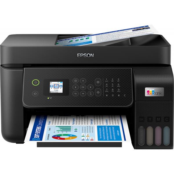 EPSON MULTIF. INK A4 COLORE, ECOTANK ET-4800, 33PPM, ADF, FRONTE/RETRO MANUALE, USB/LAN/WIFI, 4 IN 1 - Disponibile in 3-4 giorni lavorativi