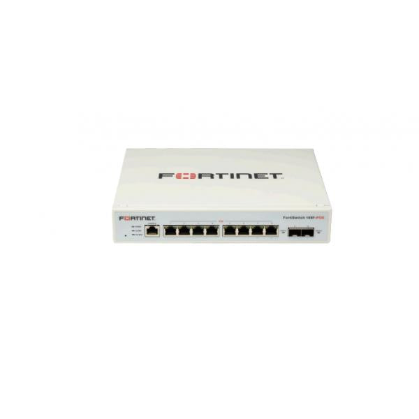 FORTISWITCH-108F SWITCH L2 - 8 PORTE GE RJ45, 2 P. GE SFP, SENZA VENTOLE DI RAFFREDDAMENTO - Disponibile in 3-4 giorni lavorativi Fortinet