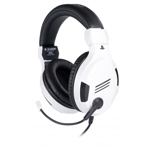 PS4 BIGBEN OLP Cuffie Stereo Gaming Bianca PS4/PC Accessori - Disponibile in 2/3 giorni lavorativi
