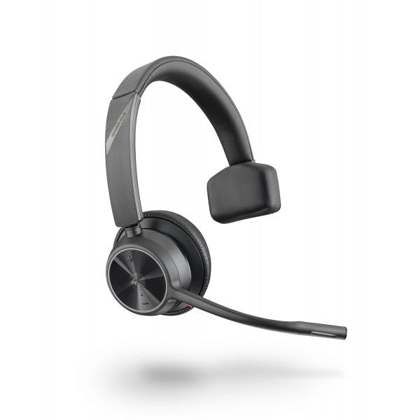 POLY VOYAGER 4310 UC Cuffia Padiglione auricolare USB tipo A Bluetooth Nero - Disponibile in 6-7 giorni lavorativi